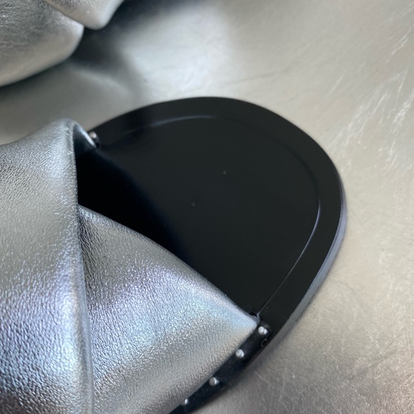 Rag and Bone Keaton Metallic Flat Slide Sandals - Picture 4 of 10